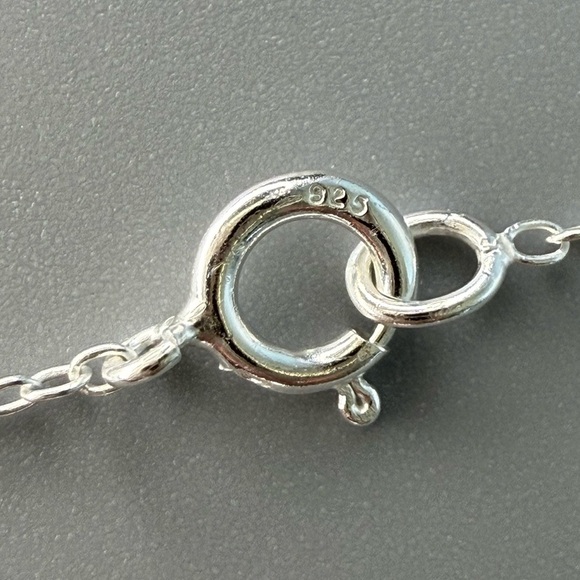 Sterling Silver Sunburst Necklace with Crystal Pendant – Elegant Nature Themed - Picture 7 of 10